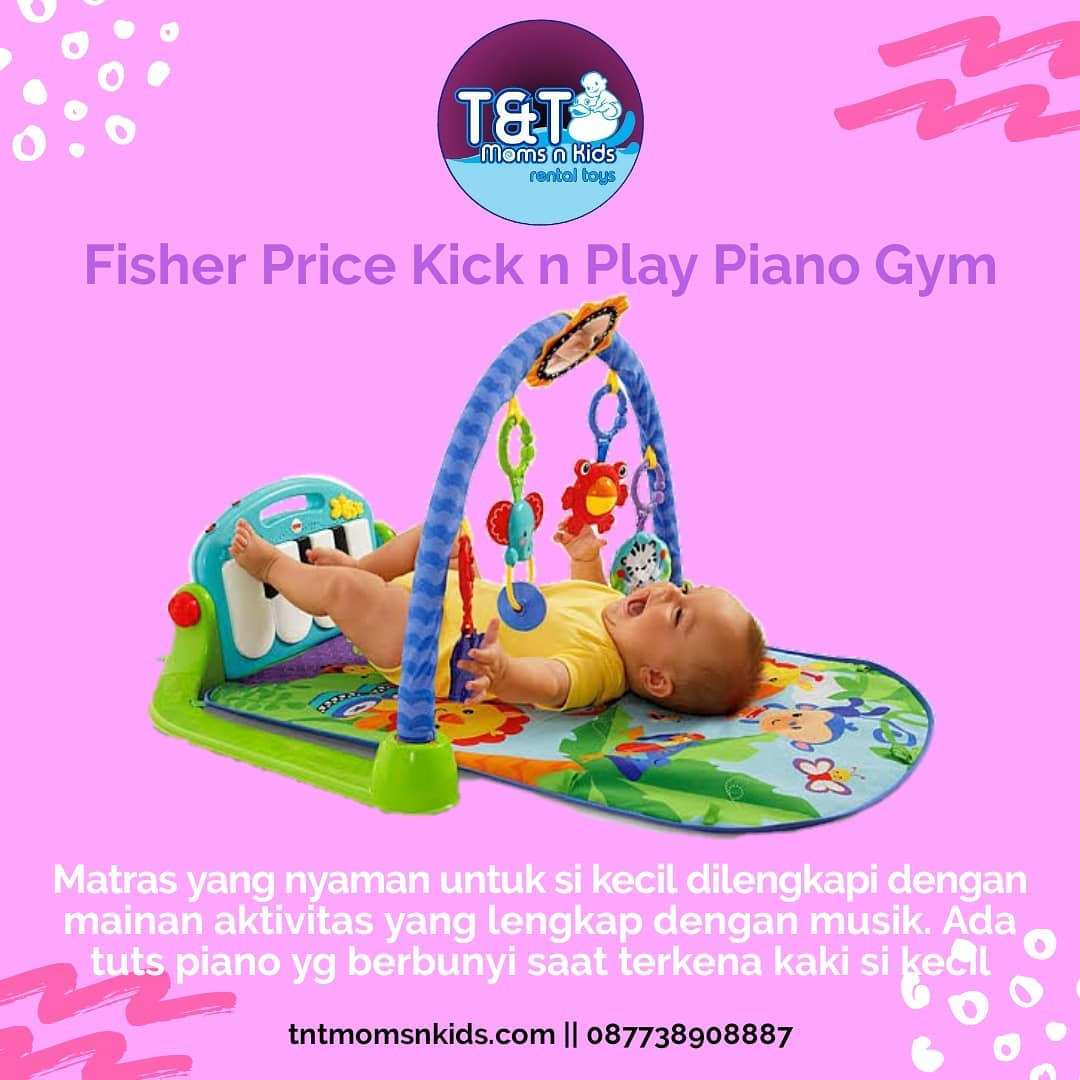 FISHER PRICE KICK AND PLAY PIANO GYM 1 