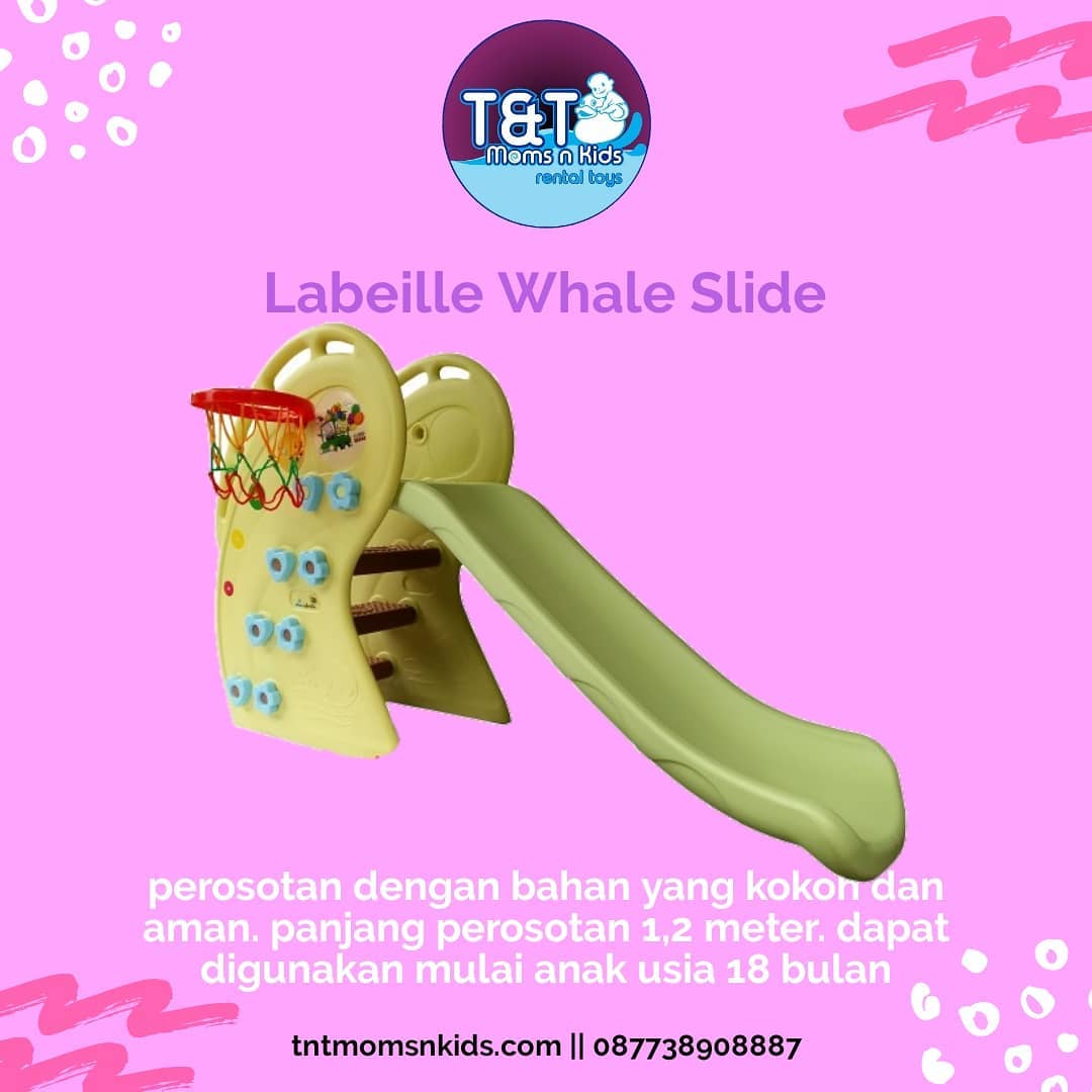LABEILLE WHALE SLIDE HIJAU