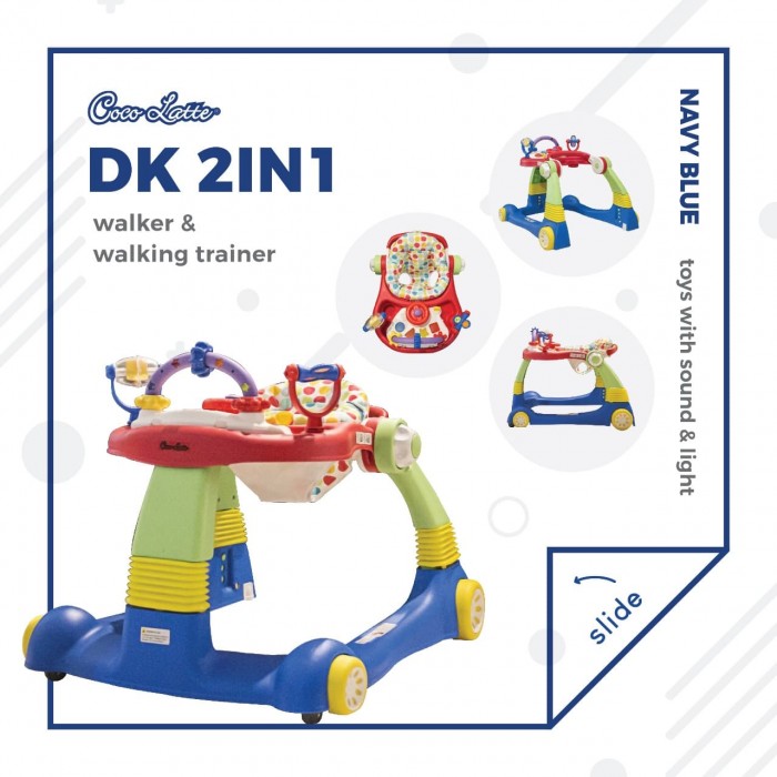 BABYWALKER COCOLATTE 2IN1 NAVY BLUE