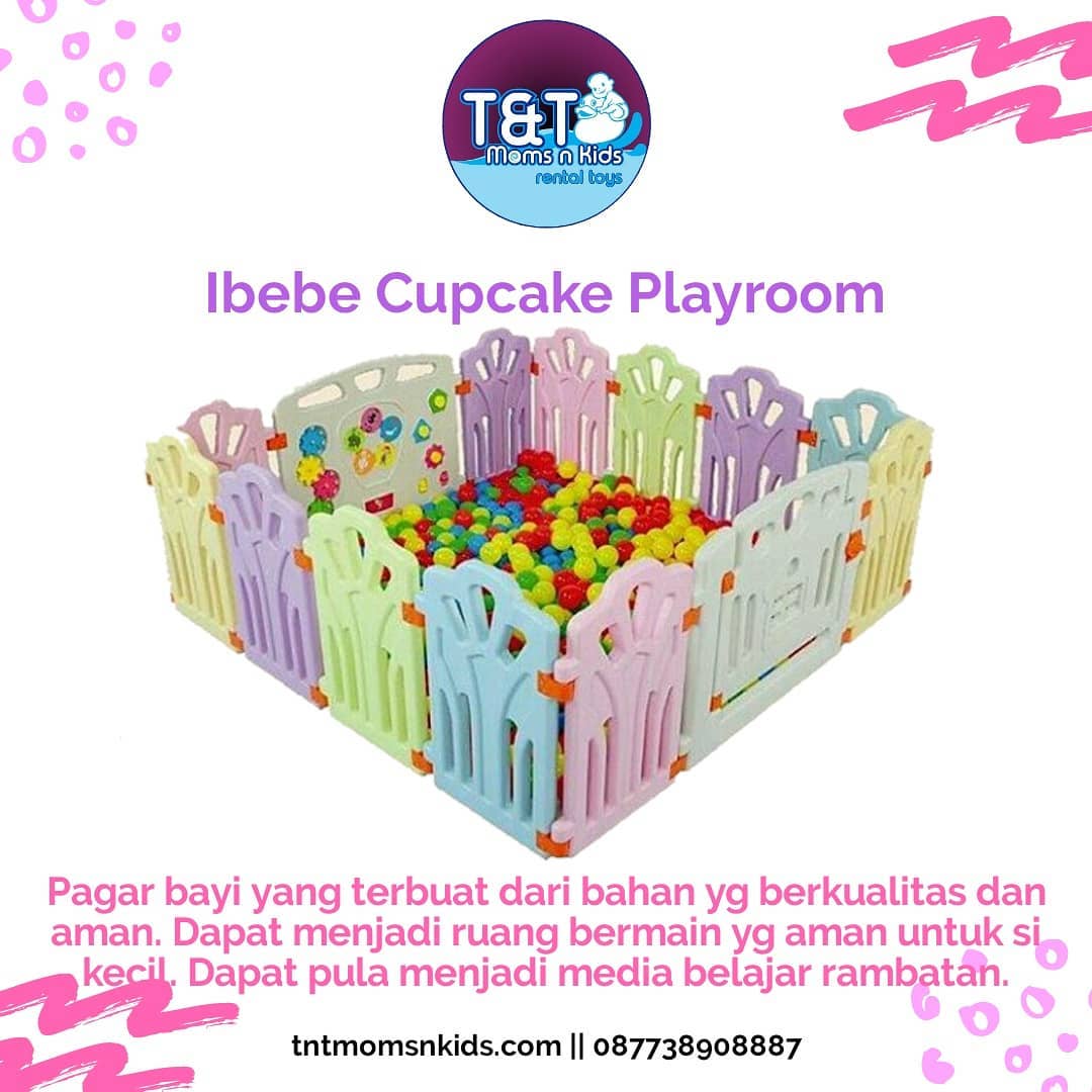 PAGAR IBEBE CUPCAKE 160X120CM 4 