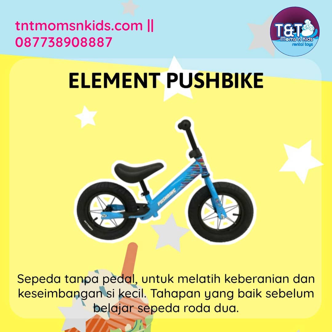PUSHBIKE ELEMENT BAN EVA BLUE