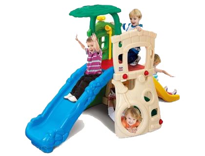 GROW N UP DOUBLE SLIDE CLIMB AND HIDE JUNGLE 2