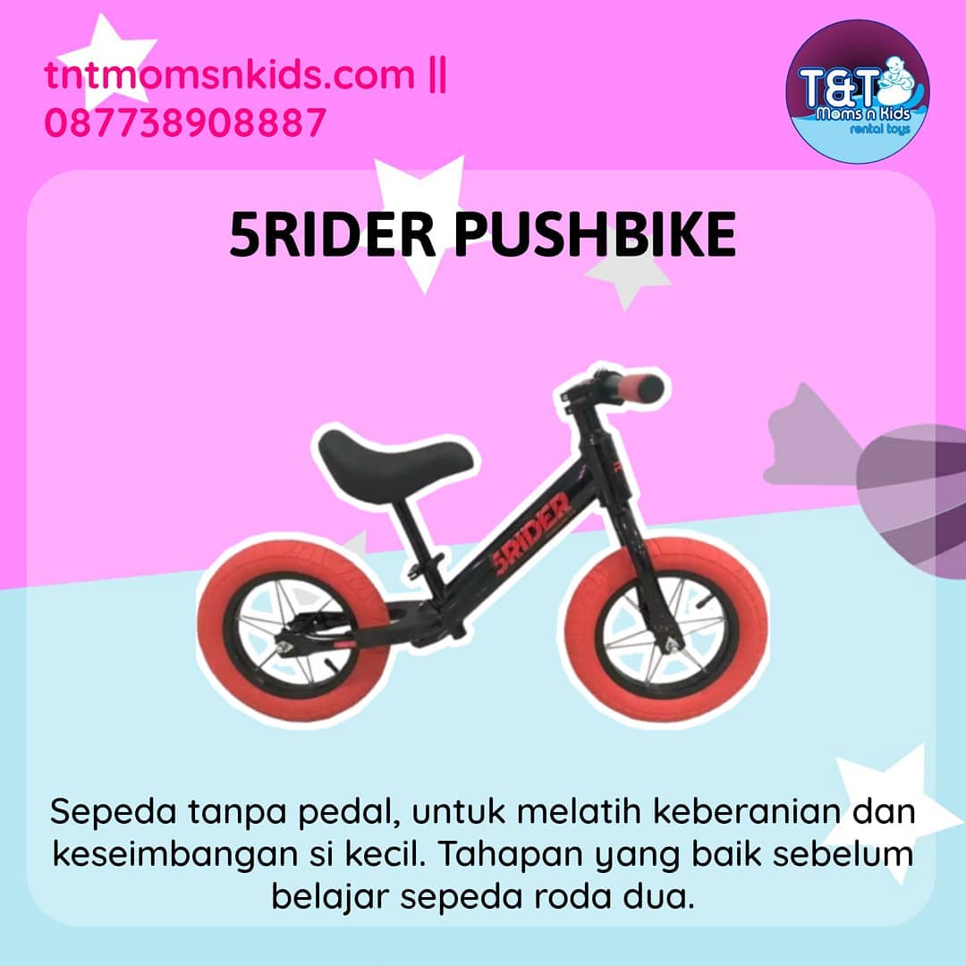 PUSHBIKE ELEMENT 5RIDER 4.0 BLACK  